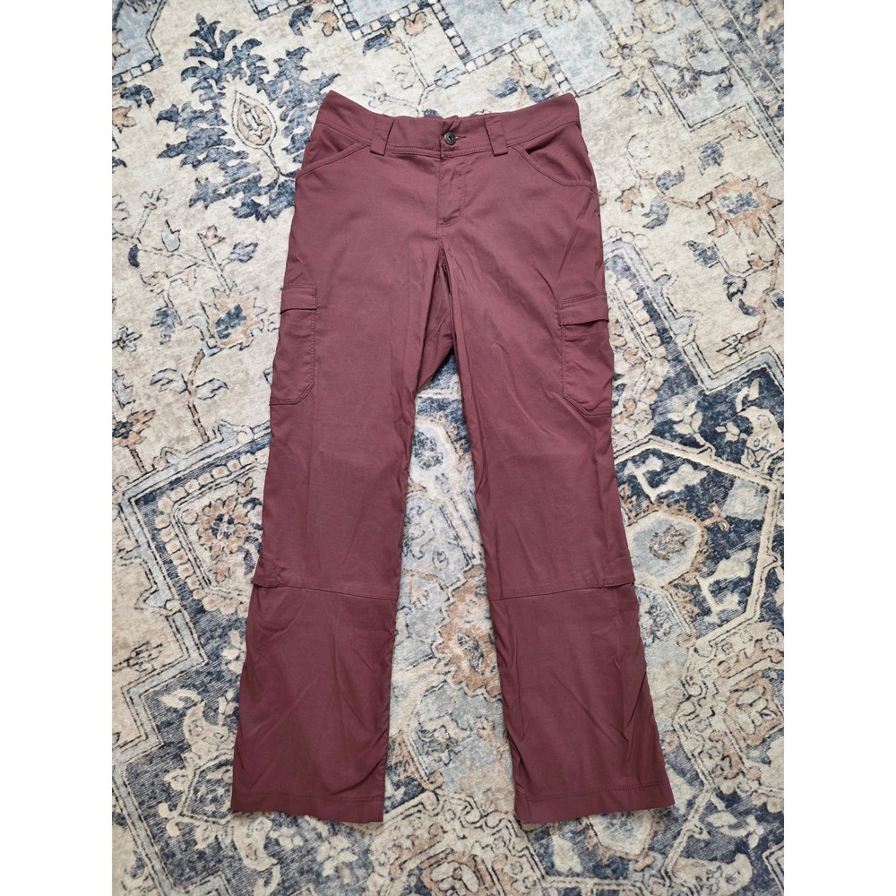Duluth Trading Women's 2 x 29 Dusty Rose Mauve Nylon Cargo Hiking Outdoors Pants